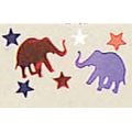 Gop Camp Elephant Confetti (2")
